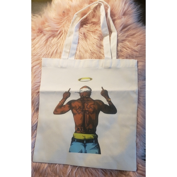 Tupac Canvas tote bag - Picture 1 of 4